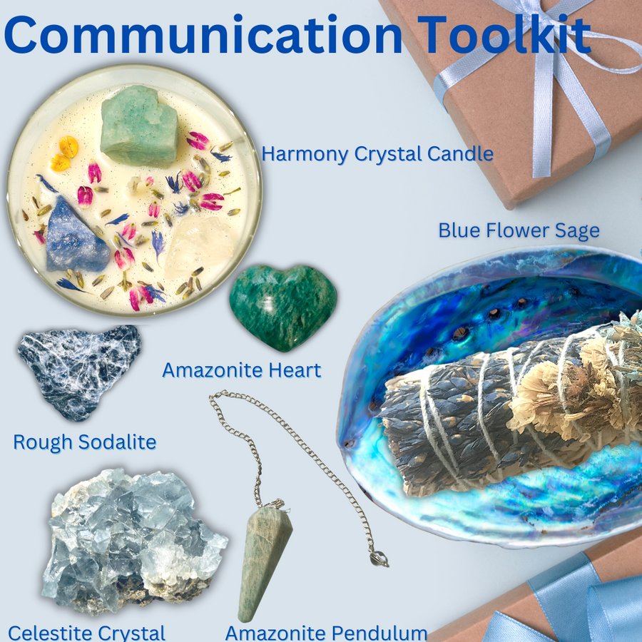 COMMUNICATION, CALMNESS AND BALANCE, PEACEMAKER CRYSTAL INTENTION AND MANIFESTATION TOOLKIT
