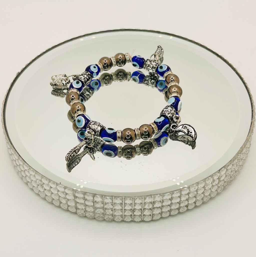 EVIL EYE BEADED BRACELET