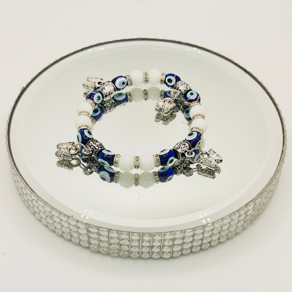 EVIL EYE BEADED BRACELET