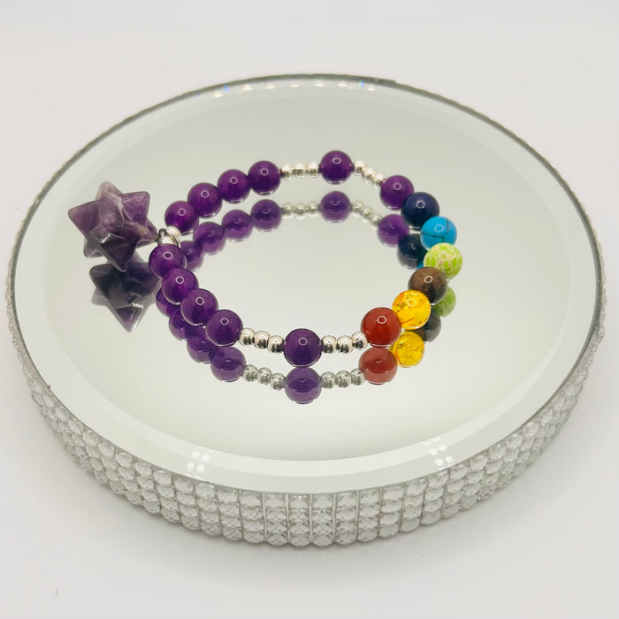 AMETHYST CHAKRA BRACELET