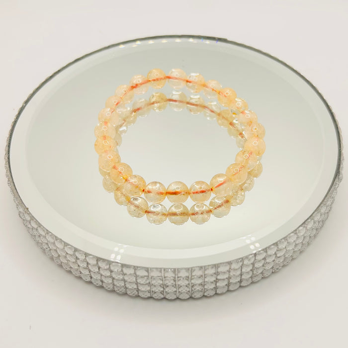 CITRINE 8mm BRACELET