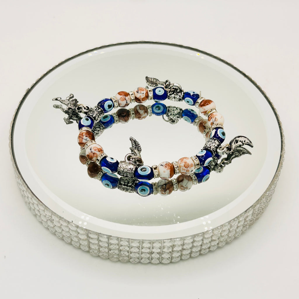 EVIL EYE BEADED BRACELET