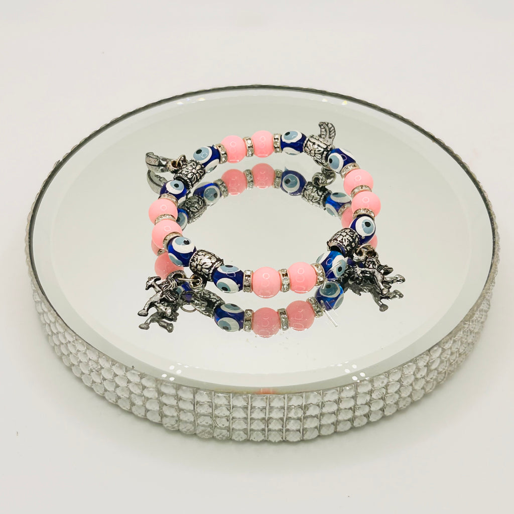 EVIL EYE BEADED BRACELET