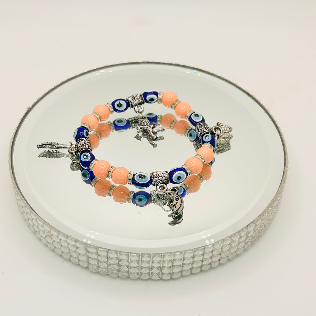 EVIL EYE BEADED BRACELET