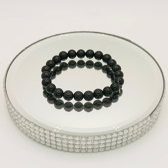 BLACK OBSIDIAN 8mm BRACELET