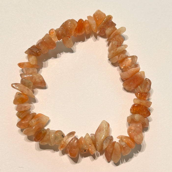 SUNSTONE, HAPPINESS, MANIFESTATION, STRENGTH, MOTIVATION, CRYSTAL BRACELET