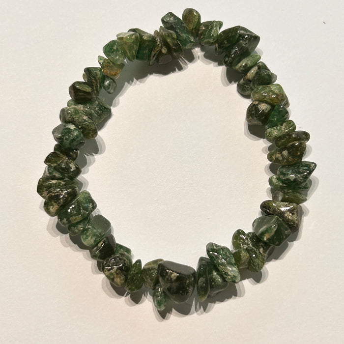 GREEN AVENTURINE, PERSONAL GROWTH, PROSPERITY, TRANSFORMATION, CRYSTAL BRACELET